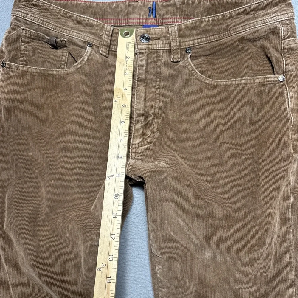johnnie-O Corduroy Pants Mens‎ 33x34 (33x31) Grunge Raw Hem Straight Minimalist